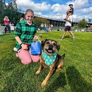 Dunston dog show Mabel best in show