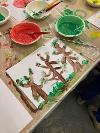 Blossom crafts on the Tyne Derwent Way