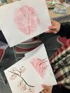 Blossom crafts on the Tyne Derwent Way