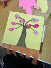 Blossom crafts on the Tyne Derwent Way